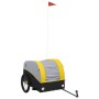 Remolque para bicicleta hierro negro y amarillo 45 kg de , Remolques para bicicletas - Ref: Foro24-94127, Precio: 78,35 €, De...