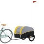 Remolque para bicicleta hierro negro y amarillo 45 kg de , Remolques para bicicletas - Ref: Foro24-94127, Precio: 78,35 €, De...