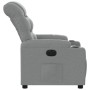 Sillón reclinable eléctrico tela gris claro en Sillones | Comprar online en Foru.es