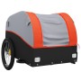 Remolque para bicicleta hierro negro y naranja 45 kg de , Remolques para bicicletas - Ref: Foro24-94131, Precio: 80,77 €, Des...