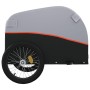 Remolque para bicicleta hierro negro y naranja 45 kg de , Remolques para bicicletas - Ref: Foro24-94131, Precio: 80,77 €, Des...