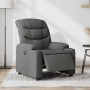 Sillón reclinable eléctrico de tela gris oscuro en Sillones | Comprar online en Foru.es