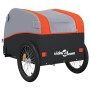 Remolque para bicicleta hierro negro y naranja 45 kg de , Remolques para bicicletas - Ref: Foro24-94131, Precio: 80,77 €, Des...