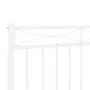 Kopfteil aus weißem Metall, 180 cm von , Kopf- und Fußteile - Ref: Foro24-373776, Preis: 33,37 €, Rabatt: %