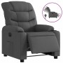 Sillón reclinable eléctrico de tela gris oscuro en Sillones | Comprar online en Foru.es