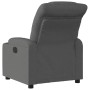 Sillón reclinable eléctrico de tela gris oscuro en Sillones | Comprar online en Foru.es