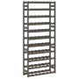 Solid gray pine wood wine rack for 77 bottles by , Wine racks - Ref: Foro24-373383, Price: 65,98 €, Discount: %