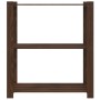 Estantería de 3 niveles madera maciza pino marrón 80x38x90 cm de , Estanterías industriales - Ref: Foro24-373397, Precio: 46,...