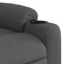 Sillón reclinable eléctrico de tela gris oscuro en Sillones | Comprar online en Foru.es