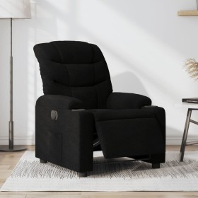 Sillón reclinable eléctrico de tela negro en Sillones | Comprar online en Foru.es