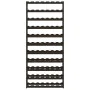 Solid black pine wood wine rack for 77 bottles by , Wine racks - Ref: Foro24-373405, Price: 77,21 €, Discount: %