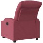 Sillón reclinable eléctrico tela rojo tinto en Sillones | Comprar online en Foru.es