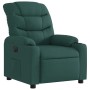 Sillón reclinable eléctrico tela verde oscuro en Sillones | Comprar online en Foru.es