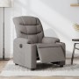 Sillón reclinable eléctrico tela gris taupé en Sillones | Comprar online en Foru.es