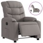 Sillón reclinable eléctrico tela gris taupé en Sillones | Comprar online en Foru.es