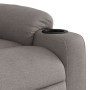 Sillón reclinable eléctrico tela gris taupé en Sillones | Comprar online en Foru.es