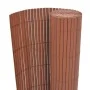 Brauner doppelseitiger Gartenzaun aus PVC 90x300 cm von vidaXL, Zaunpaneele - Ref: Foro24-43625, Preis: 35,54 €, Rabatt: %