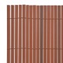 Valla de jardín de doble cara marrón PVC 90x300 cm de vidaXL, Paneles de vallas - Ref: Foro24-43625, Precio: 41,09 €, Descuen...