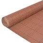 Brauner doppelseitiger Gartenzaun aus PVC 90x300 cm von vidaXL, Zaunpaneele - Ref: Foro24-43625, Preis: 35,54 €, Rabatt: %