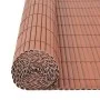 Brauner doppelseitiger Gartenzaun aus PVC 90x300 cm von vidaXL, Zaunpaneele - Ref: Foro24-43625, Preis: 35,54 €, Rabatt: %