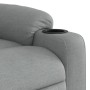 Sillón reclinable de masaje eléctrico tela gris claro en Sillones | Comprar online en Foru.es
