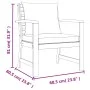 Juego comedor de jardín 4 pzas con cojines madera maciza acacia de , Conjuntos de jardín - Ref: Foro24-3154978, Precio: 496,6...