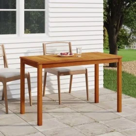 Solid acacia wood garden table 110x55x67 cm by , Garden tables - Ref: Foro24-319718, Price: 125,54 €, Discount: %