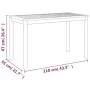 Mesa de jardín madera maciza de acacia 110x55x67 cm de , Mesas de jardín - Ref: Foro24-319718, Precio: 125,54 €, Descuento: %