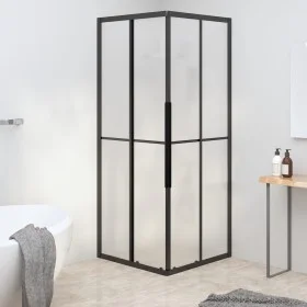 Schwarze mattierte ESG-Duschkabine 70x70x180 cm von , Duschtüren - Ref: Foro24-151855, Preis: 242,46 €, Rabatt: %