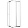 Cabina de ducha ESG esmerilado negro 70x70x180 cm de , Puertas de ducha - Ref: Foro24-151855, Precio: 245,92 €, Descuento: %