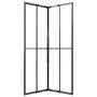 Cabina de ducha ESG esmerilado negro 70x70x180 cm de , Puertas de ducha - Ref: Foro24-151855, Precio: 245,92 €, Descuento: %