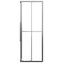 Cabina de ducha ESG esmerilado negro 70x70x180 cm de , Puertas de ducha - Ref: Foro24-151855, Precio: 245,92 €, Descuento: %