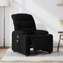 Sillón reclinable de masaje eléctrico tela negro en Sillones | Comprar online en Foru.es