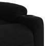 Sillón reclinable de masaje eléctrico tela negro en Sillones | Comprar online en Foru.es