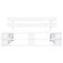Banco de palés para jardín madera blanco de , Bancos de jardín - Ref: Foro24-45759, Precio: 82,76 €, Descuento: %