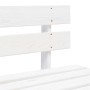 Banco de palés para jardín madera blanco de , Bancos de jardín - Ref: Foro24-45759, Precio: 96,36 €, Descuento: %