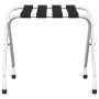 Soporte para maletas negro y plateado 56x40x49 cm de , Portaequipajes y soportes para maletas - Ref: Foro24-153076, Precio: 4...