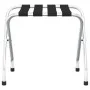 Soporte para maletas negro y plateado 56x40x49 cm de , Portaequipajes y soportes para maletas - Ref: Foro24-153076, Precio: 4...