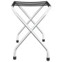 Soporte para maletas negro y plateado 56x40x49 cm de , Portaequipajes y soportes para maletas - Ref: Foro24-153076, Precio: 4...