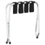 Soporte para maletas negro y plateado 56x40x49 cm de , Portaequipajes y soportes para maletas - Ref: Foro24-153076, Precio: 4...