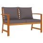 Juego comedor de jardín 4 pzas con cojines madera maciza acacia de , Conjuntos de jardín - Ref: Foro24-3154979, Precio: 483,9...