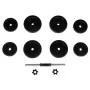 Juego de mancuernas 15 kg de , Peso libre - Ref: Foro24-90268, Precio: 48,18 €, Descuento: %