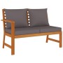 Juego comedor de jardín 4 pzas con cojines madera maciza acacia de , Conjuntos de jardín - Ref: Foro24-3154963, Precio: 574,4...