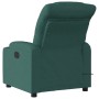 Sillón reclinable de masaje eléctrico tela verde oscuro en Sillones | Comprar online en Foru.es