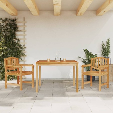 Juego de comedor para jardín 3 pzas madera maciza de teca de , Conjuntos de jardín - Ref: Foro24-3157925, Precio: 470,01 €, D...