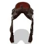 Montura occidental, cabezada y pechera cuero real 17" marrón de vidaXL, Monturas - Ref: Foro24-91349, Precio: 231,63 €, Descu...