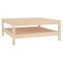 Mesa de centro de madera maciza de pino 100x100x40 cm de , Mesas de centro - Ref: Foro24-814294, Precio: 109,46 €, Descuento: %