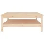 Mesa de centro de madera maciza de pino 100x100x40 cm de , Mesas de centro - Ref: Foro24-814294, Precio: 109,46 €, Descuento: %