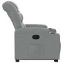 Sillón reclinable elevable de tela gris claro en Sillones | Comprar online en Foru.es