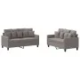Juego de sofás con cojines 2 piezas tela gris taupe de , Sofás - Ref: Foro24-3201655, Precio: 418,56 €, Descuento: %